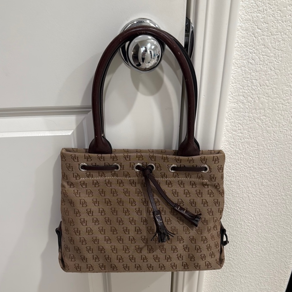 Brown Monogram Tote Bag